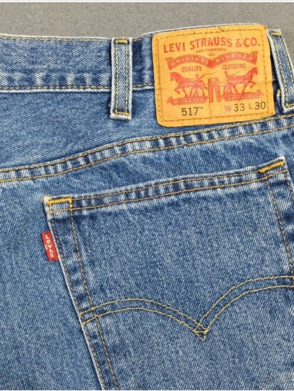 Levi's Jeans Men's 33x30 Blue 517 Boot Cut Denim